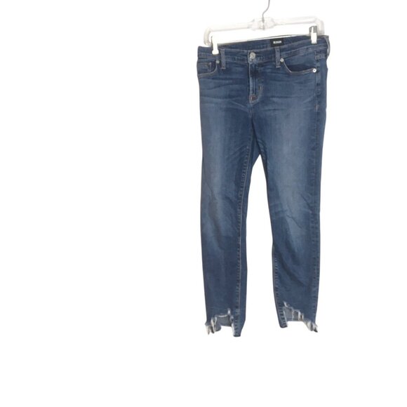 Hudson Jeans Womens 28 Blue Straight Leg Distressed Stretch Denim Stretch - Picture 8 of 12